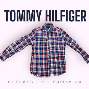 Tommy Hilfiger - M - Button Down Long sleeve - 100% Cotton